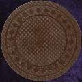 Brown poker chip diamond rim 4gm