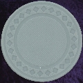 Grey poker chip diamond rim 4gm