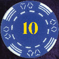 Blue Four Tab Numbered 10