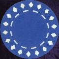 Blue Diamond design chip 11.5gm