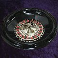 Plastic roulette wheel 40cm / 16 inch Single Zero '0'