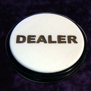 Dealer Button 75mm diameter 18mm thick Photo